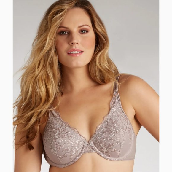 Playtex - Love My Curves - Smoothing Embroidered Underwire Bra 38DDD (38E) - Picture 2 of 12